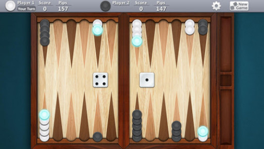 اسکرین شات بازی Backgammon Free 1