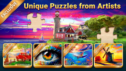 اسکرین شات 6 بازی Magic Jigsaw Puzzles－Games HD