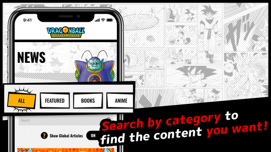 اسکرین شات برنامه Dragon Ball Official Site App 7