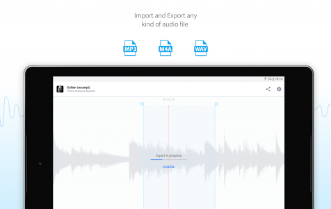 اسکرین شات برنامه AudioStretch:Music Pitch Tool 5
