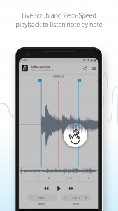 اسکرین شات 3 برنامه AudioStretch:Music Pitch Tool