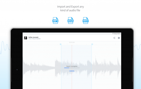 اسکرین شات 5 برنامه AudioStretch:Music Pitch Tool