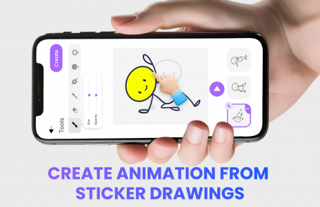اسکرین شات برنامه Draw Animation - Anim Creator 1