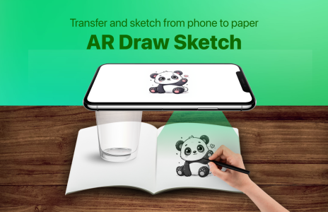اسکرین شات 1 برنامه AR Draw Sketch: Sketch & Trace