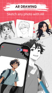 اسکرین شات 1 برنامه AR Draw Sketch: Sketch & Trace