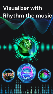 اسکرین شات 3 برنامه Music Video Maker - Vizik