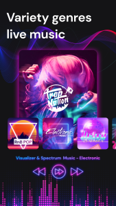 اسکرین شات 2 برنامه Music Video Maker - Vizik