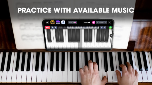 اسکرین شات 3 برنامه Easy Piano Keyboard - Piano88