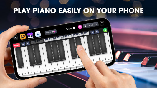 اسکرین شات برنامه Easy Piano Keyboard - Piano88 1