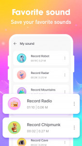 اسکرین شات 4 برنامه Voice Changer, Sound Effects