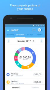 اسکرین شات برنامه Bankin' - The money and banking app manager 1