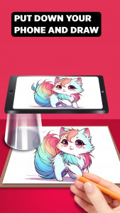 اسکرین شات 2 برنامه Trace Table: AR Projector Art