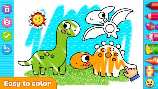اسکرین شات برنامه Fun Coloring games for kids 1