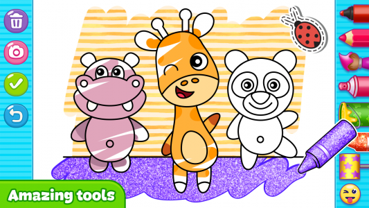 اسکرین شات برنامه Fun Coloring games for kids 4