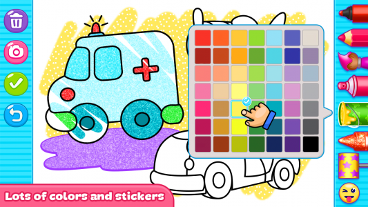 اسکرین شات برنامه Fun Coloring games for kids 8