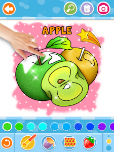اسکرین شات بازی Fruits and Vegetables Coloring 5