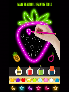 اسکرین شات بازی Fruits and Vegetables Coloring 2
