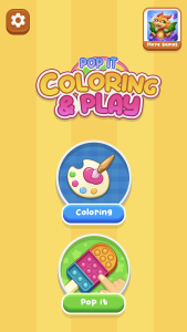اسکرین شات 1 بازی Glitter Pop It Coloring Game