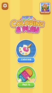 اسکرین شات بازی Glitter Pop It Coloring Game 1