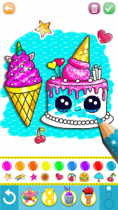 اسکرین شات 4 برنامه Mermaid coloring for kids
