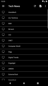 اسکرین شات 2 برنامه Tech News