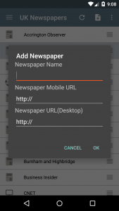 اسکرین شات 6 برنامه UK Newspapers