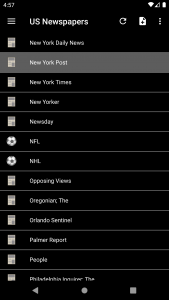 اسکرین شات 2 برنامه US Newspapers