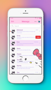 اسکرین شات برنامه Messaging+ L SMS, MMS 2