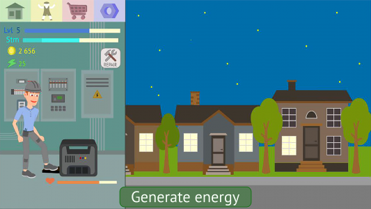 اسکرین شات 1 بازی Energy Clicker: Light up world