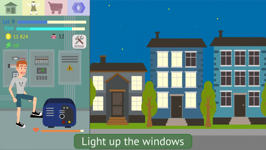 اسکرین شات 2 بازی Energy Clicker: Light up world