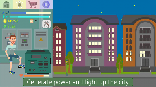 اسکرین شات 5 بازی Energy Clicker: Light up world