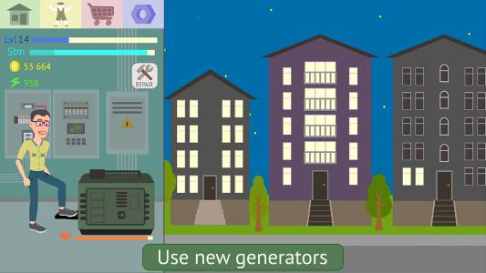 اسکرین شات 4 بازی Energy Clicker: Light up world