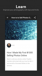 اسکرین شات برنامه EyeEm - Sell Your Photos 4
