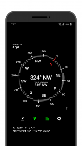 اسکرین شات برنامه Accurate Compass 5