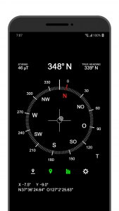 اسکرین شات برنامه Accurate Compass 2