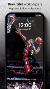 اسکرین شات برنامه NBA Wallpaper 2024 Basketball 4