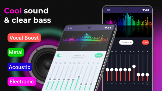اسکرین شات برنامه Music Equalizer - Bass Booster 7