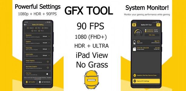 اسکرین شات برنامه GFX Tool 90 FPS and IPAD VIEW 6