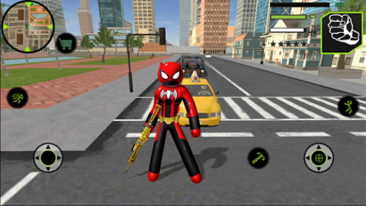 اسکرین شات بازی Bat Spider Stickman Rope Hero Vegas Gangstar Crime 4