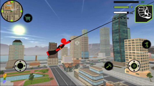 اسکرین شات بازی Bat Spider Stickman Rope Hero Vegas Gangstar Crime 3