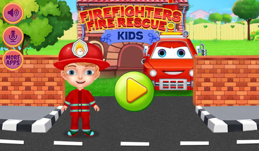 اسکرین شات 1 بازی Firefighters Fire Rescue Kids