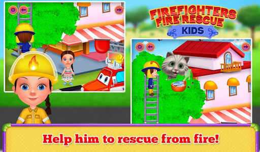 اسکرین شات بازی Firefighters Fire Rescue Kids 3