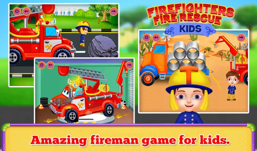 اسکرین شات 4 بازی Firefighters Fire Rescue Kids