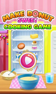 اسکرین شات بازی Make Donut Sweet Cooking Game 1