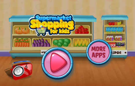 اسکرین شات بازی Supermarket Shopping for Kids 1