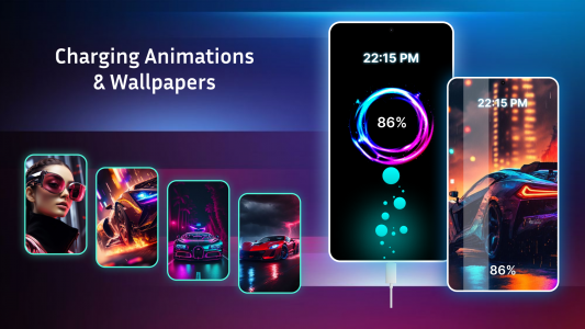 اسکرین شات برنامه Battery Charging Animation App 1