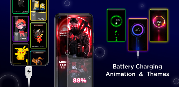 اسکرین شات 1 برنامه Charging Animation