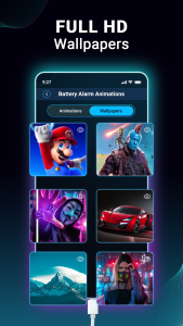 اسکرین شات 4 برنامه Battery Charging Animation App
