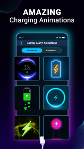 اسکرین شات برنامه Battery Charging Animation App 2