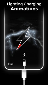اسکرین شات 2 برنامه Battery charging animation Fun